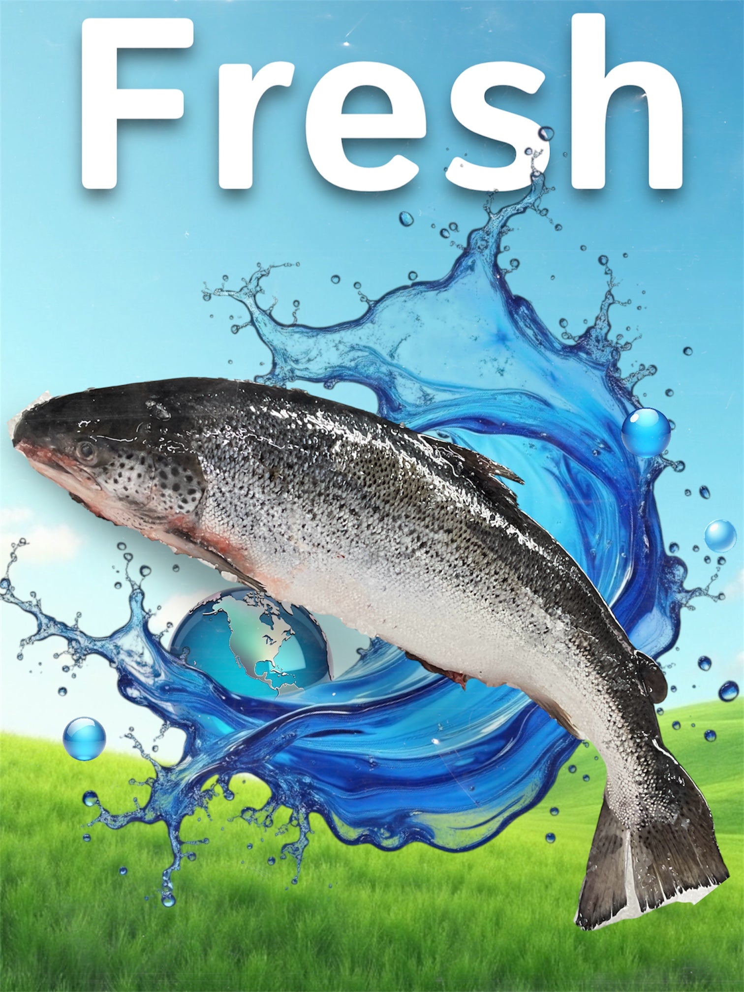 Atlantic Salmon Whole Fish $34/kg