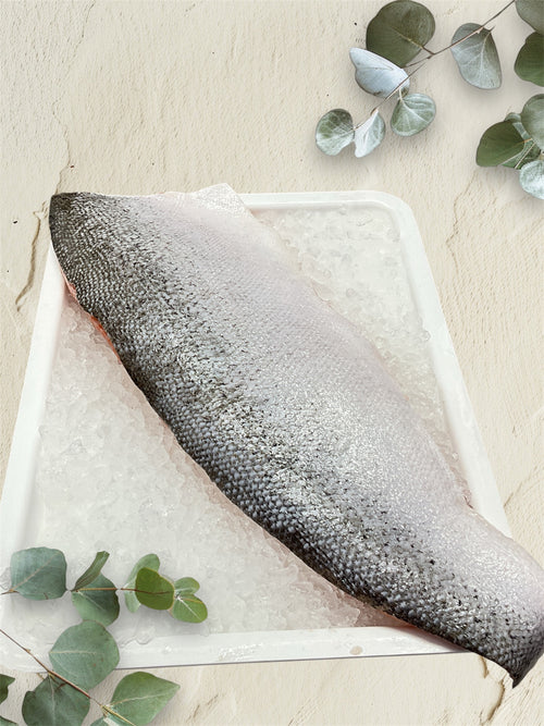 Atlantic Salmon Fillets One Side $56/kg