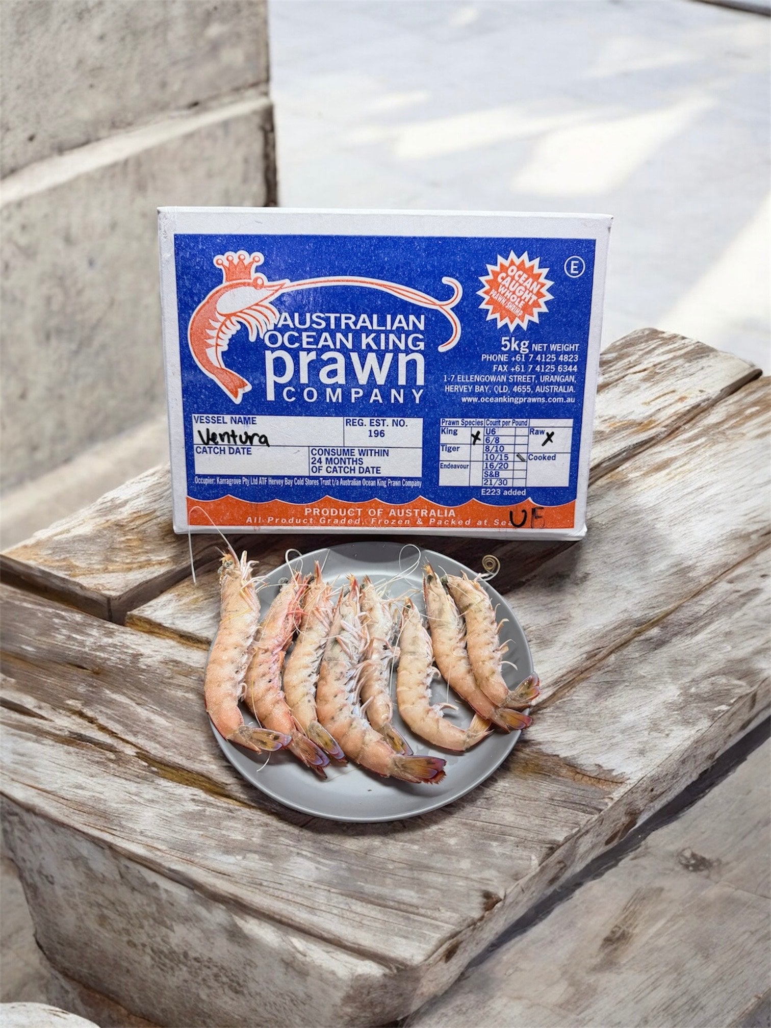 Raw King Prawn